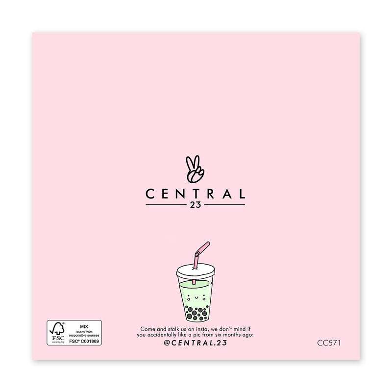 Central 23 - Cute Anniversary Card -"I Love You So Matchaâ€ - Funny Pun - Birthday or Love Card - Wife Husband Partner Fiance Girlfriend & Boyfriend Women Men - Comes with Fun Stickers - Image 3